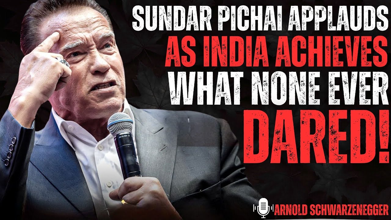 Sundar Pichai Stuns The World India Rises As Tech And Global Superpower 2025 | Arnold Schwarzenegger