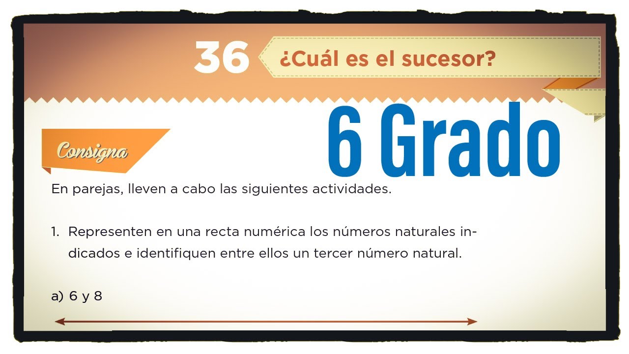 Desafío 36 sexto grado ¿Cuál es el sucesor? páginas 73 y 74 del libro