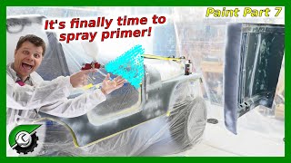 Spraying Primer: Jeep Paint Part 7