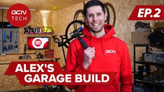 Alex Builds His Dream Bike Cave In His Garage Ep. 2 Resimi