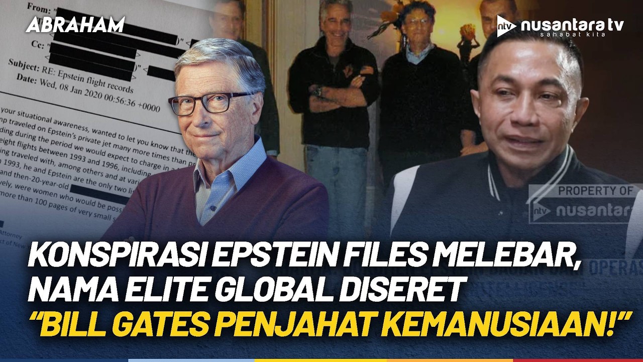 Epstein Files Makin Liar, Pongrekun ‘Serang’ Elite Global Ini: Bill Gates Itu Penjahat! | ABRAHAM