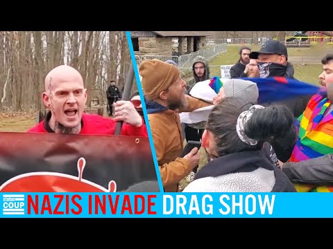 Nazis Invade Drag Queen Story Hour, Fights Break Out