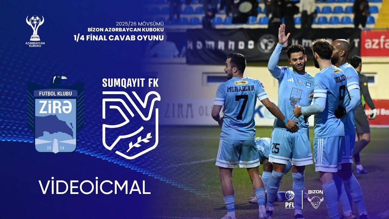 Bizon Azərbaycan Kuboku 2025/2026 1/4 final mərhələsi cavab oyunu “Zirə” 2–0 “Sumqayıt”