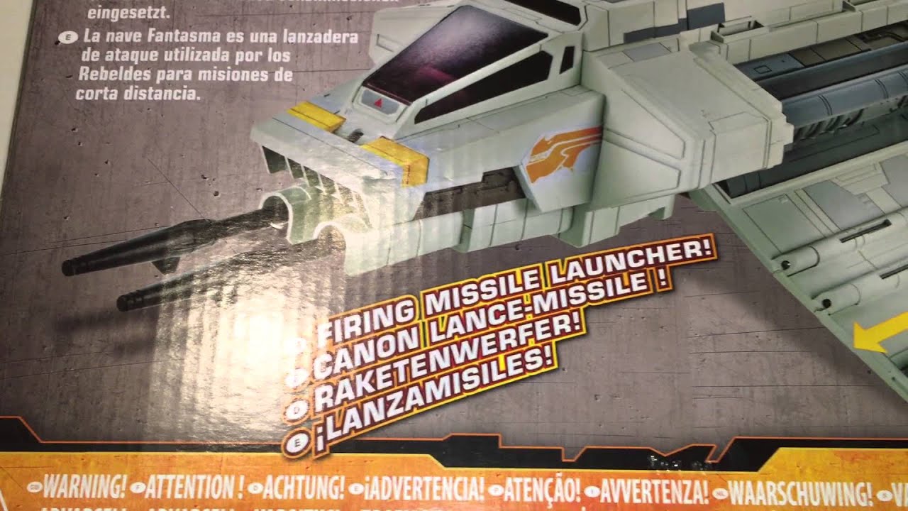 STAR WARS REBELS - THE PHANTOM ATTACK SHUTTLE - HASBRO - YouTube