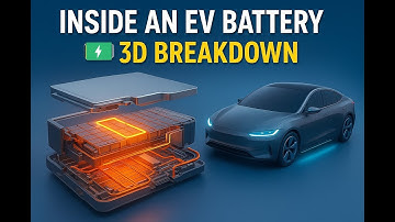 EV Battery Explained | 3D Animation of Cells, BMS & Thermal System