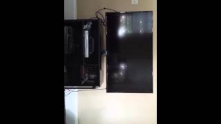 20140625 Video description of damaged 50 LCD Television