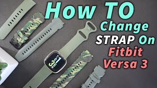 How To Put/Take Fitbit Versa 3 Strap On & Off 🧐