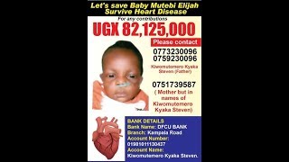 Enaku Wuuno Omwana Eyeetaga Obukadde Obusoba Mu 80 Okulongosebwa Omutima