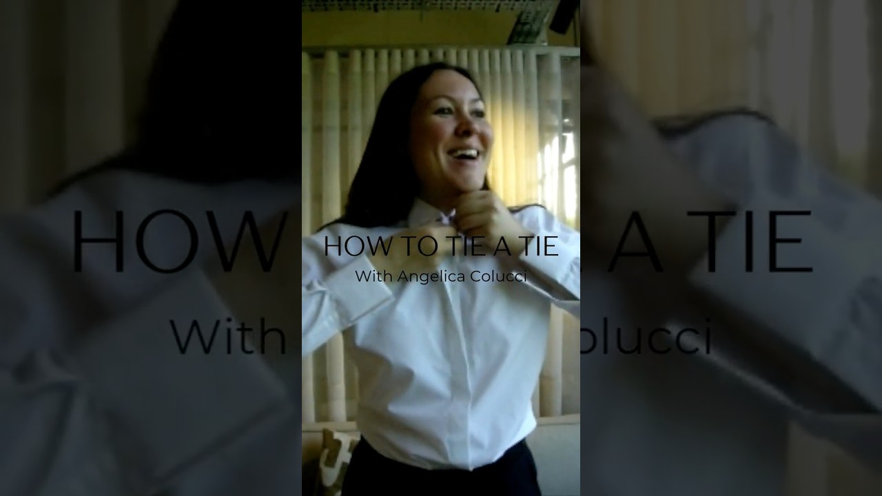 How to Tie a Tie | COLUCCI’s Guide to Women Wearing Ties with Style