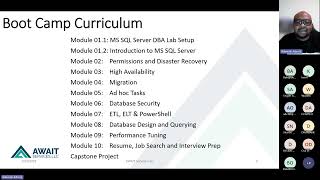 SQL Server DBA Bootcamp