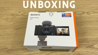 Sony ZV1 Unboxing