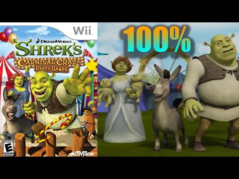 Shrek's Carnival Craze: Party Games [17] 100% Wii Longplay