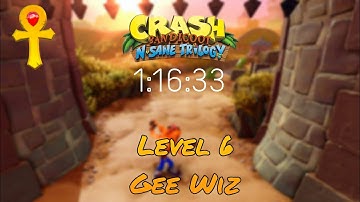 Crash Bandicoot 3 Warped (N-Sane Trilogy)-Level 6:Gee Wiz (Gold Relic)