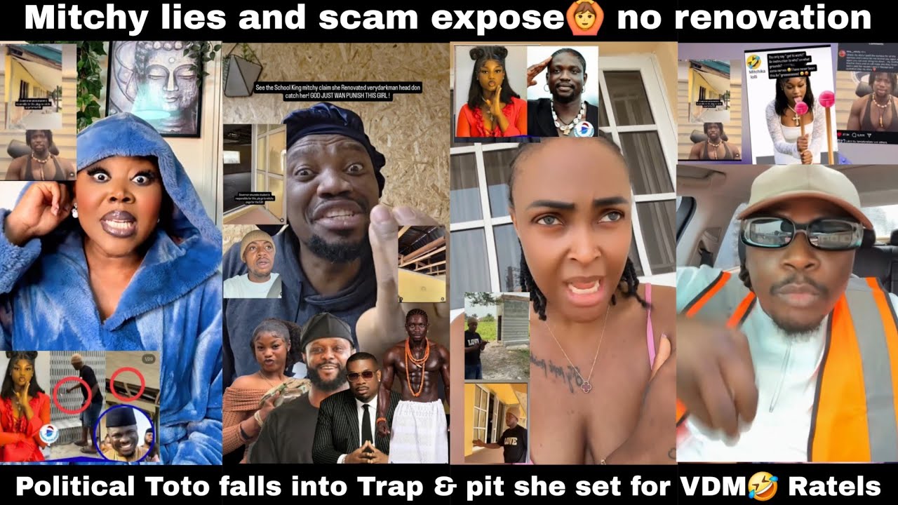 All Scam😱 king mitchy expose no school renovation🙆 Nigerians🇳🇬 blast NGO toto seller lied😂 Ratel Vdm