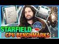 Starfield CPU Benchmarks &amp; Bottlenecks: Intel vs. AMD Comparison