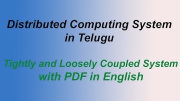 Tightly and Loosely Coupled System in Distributed System in Telugu