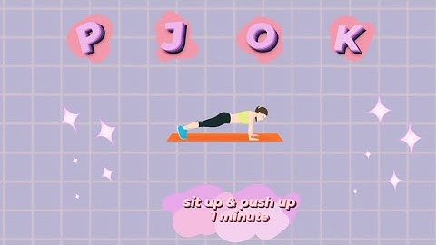 SIT UP & PUSH UP 1 MINUTE || PJOK
