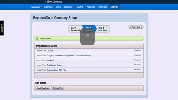How To Setup A Company In ExpenseCloud