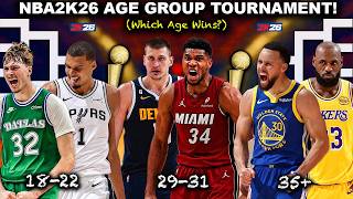 I Put Every Age Group In The NBA Into A Tournament On 2K26!