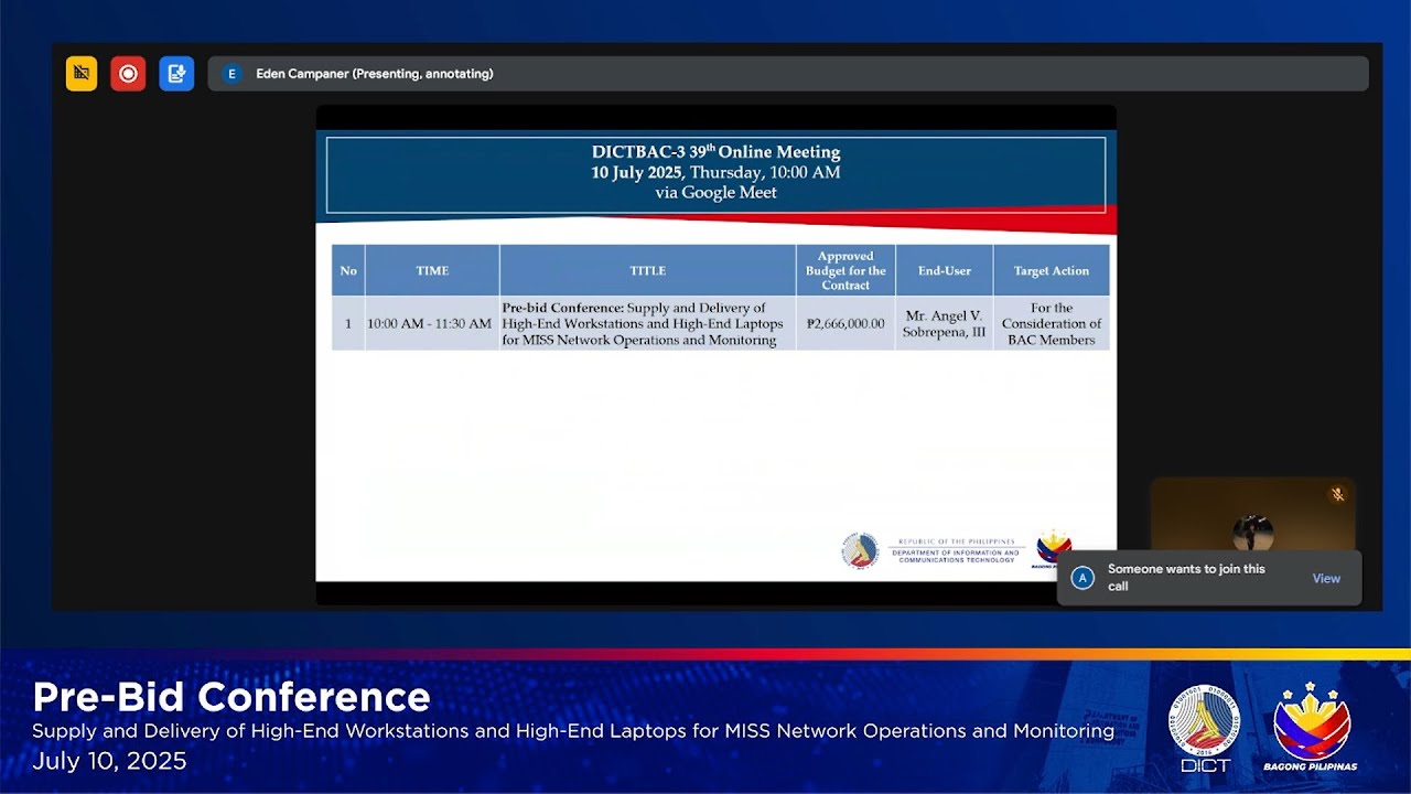 Supply and Delivery of High-End Workstations and Laptops for MISS Network Operations and Monitoring