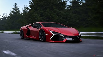 4K Lamborghini Revuelto 3D Animation | Made In Blender | 2024