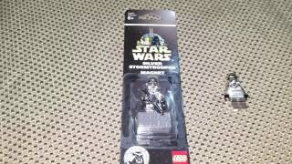 Lego Star Wars Chrome Silver Stormtrooper Magnet Set - Exclusive Anniversary Edition