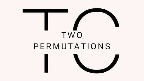 Day 1 : Two Permutations || codeforces - 1761A