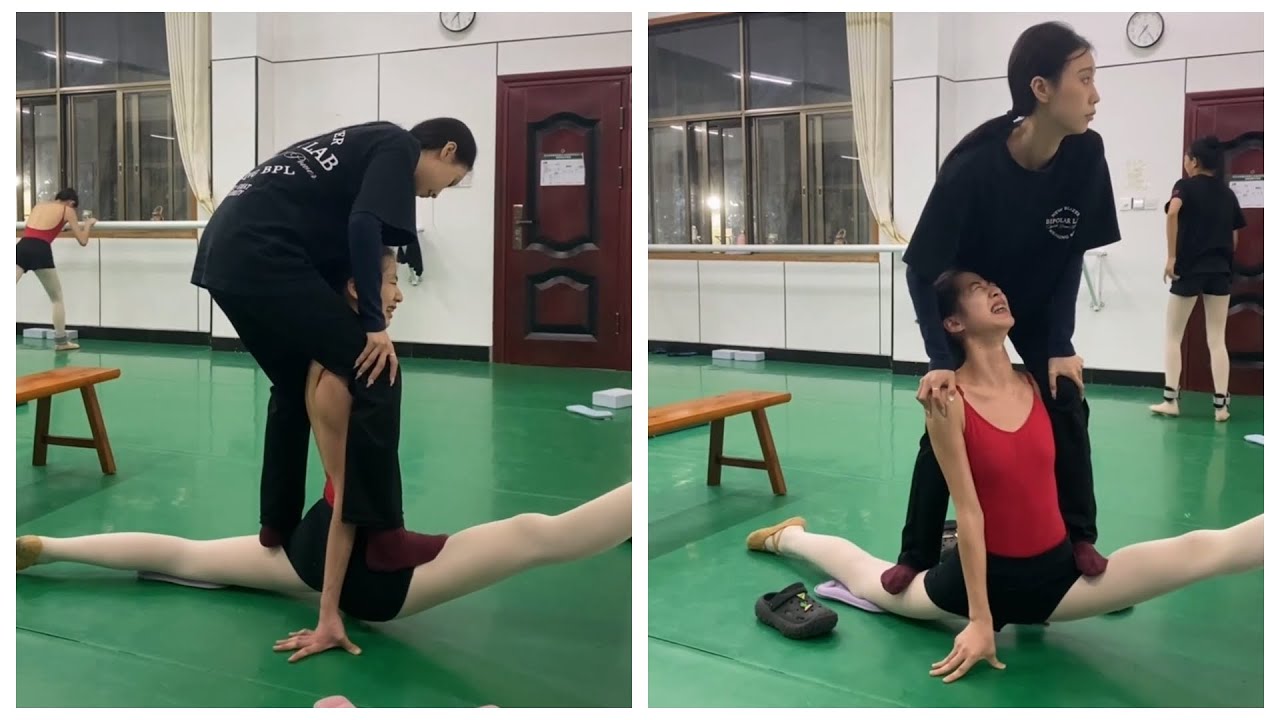 chinese dance training | 女子強制開脚痛い厳しい泣く