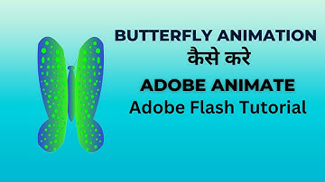 Butterfly Animation || Adobe Animate CC Tutorial || Adobe Flash Tutorial || Cartoon Animation Hindi