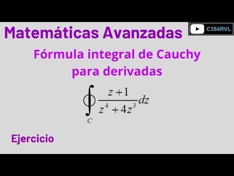 MA. Fórmula integral de Cauchy para derivadas. Ejercicio 01