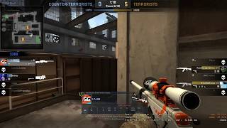 Counter strike  Global Offensive AWP ace on Train