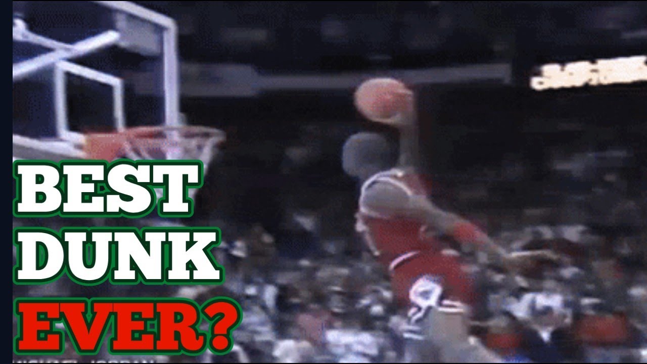 Is This Dunk By MICHAEL JORDAN The Best Dunk Ever? YouTube