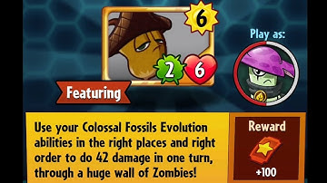 Puzzle Party !!! Plants vs Zombies Heroes Daily Challenge Day 2 17th November 2021 PvZ heroes