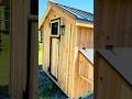 The Double Walk-In. Solid 4x4 base, full walk-in access, heavy-duty construction. #chicken #coop