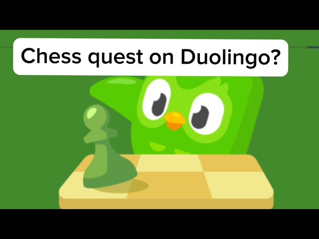 Duolingo dá um mês grátis em chess.com #chess #duolingo #xadrez #duo  #shorts 