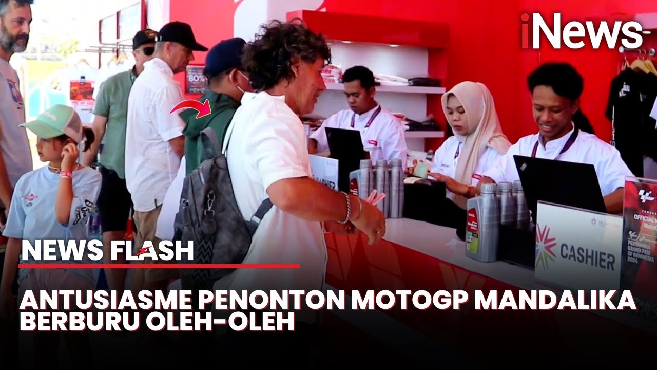 Merchandise MotoGP Mandalika Jadi Buruan Wisatawan, Ada Jaket hingga Topi