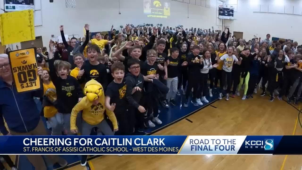 Caitlin Clark s Old Elementary School Cheers On The Hawkeyes YouTube Caitlin Clark s Old Elementary School Cheers On The Hawkeyes YouTube