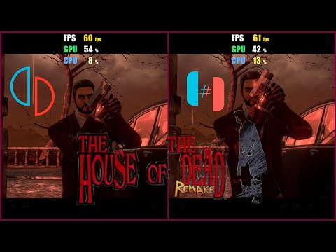 The House of the Dead 4 Remake 4K 60FPS | Yuzu EA 2655 vs Ryujinx 1.1.91