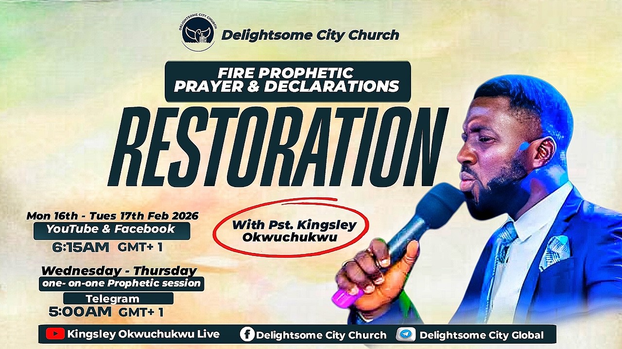 FIRE PROPHETIC PRAYERS & DECLARATIONS   || PASTOR KINGSLEY OKWUCHUKWU || 16-02-2026