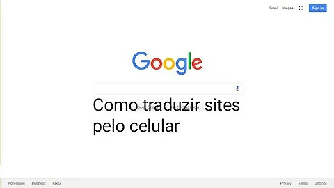 Como fazer para traduzir a página?