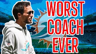 MIKE MCDANIEL IS THE WORST HEAD COACH EVER!! (FIRE THIS DWARF!!! DOLPHINS LOSE TO THE BROWNS)