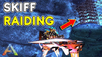 Raiding With A Tek Skiff On Aberration  - ARK PvP
