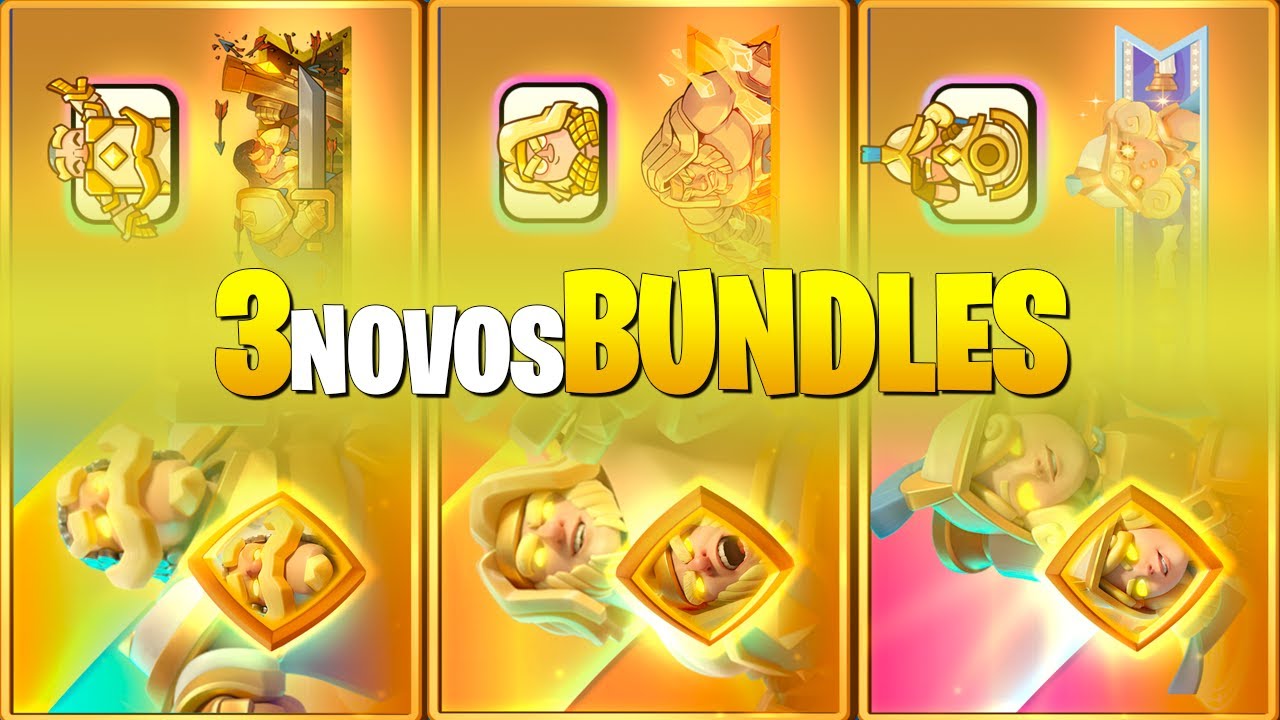 3 NOVOS BUNDLES EXCLUSIVOS no CLASH ROYALE