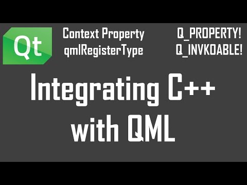Integrating C++ with QML