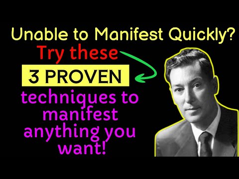 3 Most Powerful Neville Goddard Techniques to manifest anything you want in Min | Law of Assumption