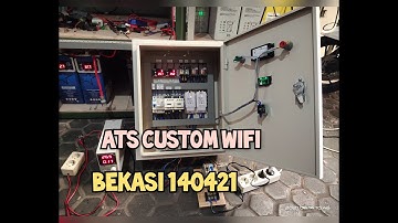 Panel ATS custom WiFi monitoring
