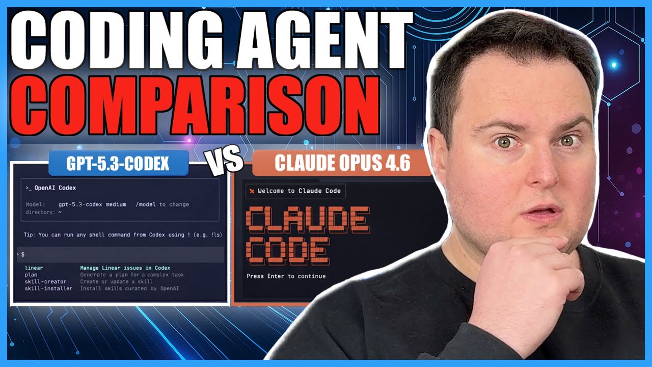 GPT-5.3 Codex vs Claude Opus 4.6 – Coding a Physical Skateboard Game ...