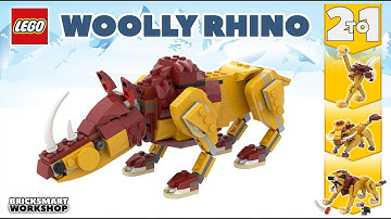 Woolly Rhino 31112 MOC Alternate Digital Build