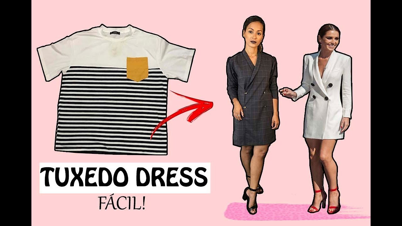 vestido em forma de blazer