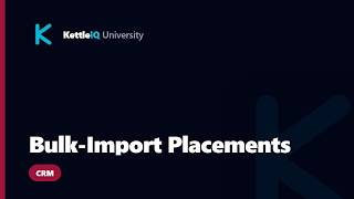 Bulk-Import Placements